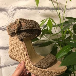 STUART WEITZMAN ALEX WEDGE ESPADRILLES SZ 8.5